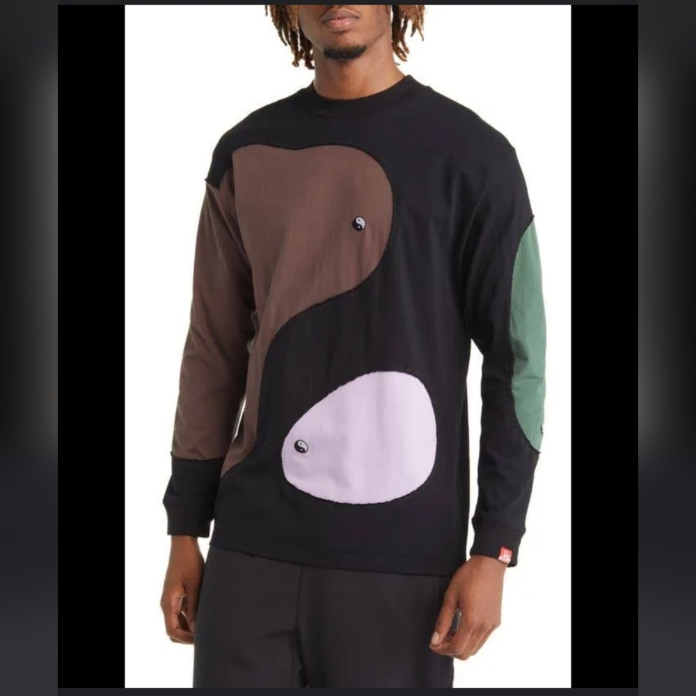 Jungles Jungles Men's Long Sleeve Boulder T-Shirt In Multi